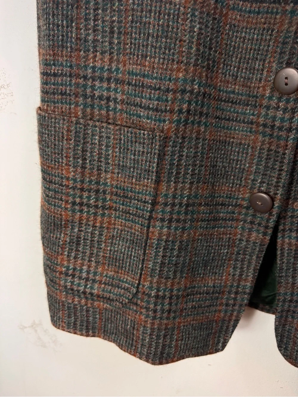 Vintage Freedom Wear Size 40 Irish Tweed Multicolor Elbow Patches Country Blazer